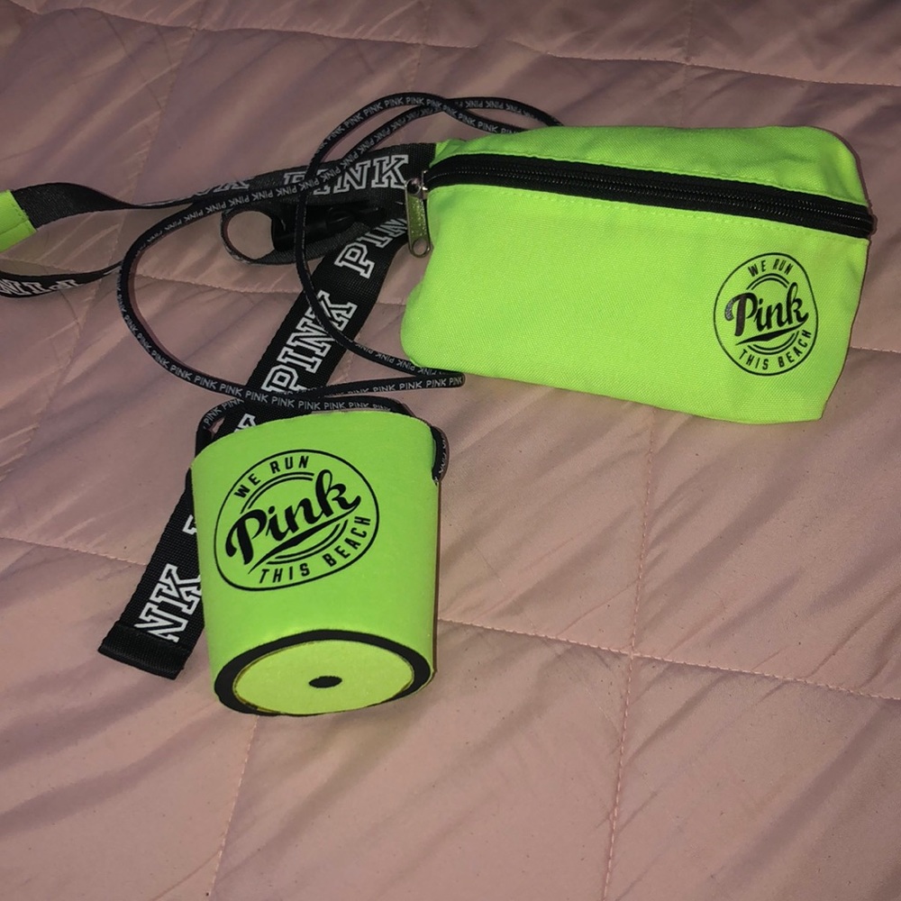 PINK Victoria’s Secret Fanny Pack and Koozie Set